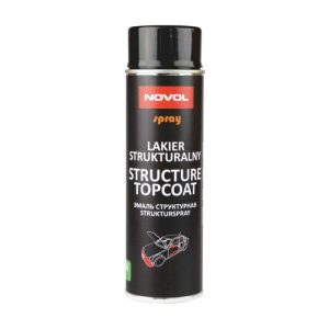 Спрей Структурна Боя Novol Structure Topcoat 500ml Черна