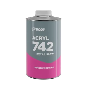 Разредител за Акрилни Бои и Лакове 1L HB BODY 742 Extra Slow